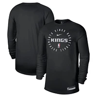 Men's Nike Black Sacramento Kings 2024/25 Legend On-Court Practice Long Sleeve T-Shirt