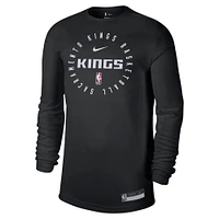 Men's Nike Black Sacramento Kings 2024/25 Legend On-Court Practice Long Sleeve T-Shirt