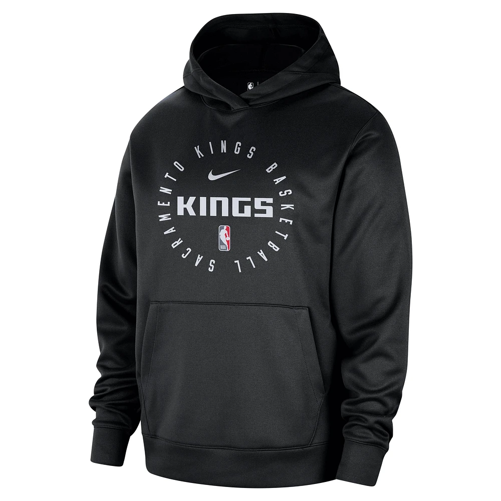 Men's Nike Sacramento Kings 2024/25 Spotlight On-Court Practice Performance Pullover Hoodie