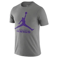 Men's Nike Gray Sacramento Kings Essential Jumpman T-Shirt