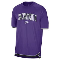 Men's Nike  Purple Sacramento Kings 2024/25 Classic Edition Pregame Shooting T-Shirt