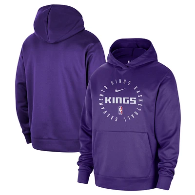 Sweat à capuche Nike violet Sacramento Kings 2024/25 Spotlight pour homme