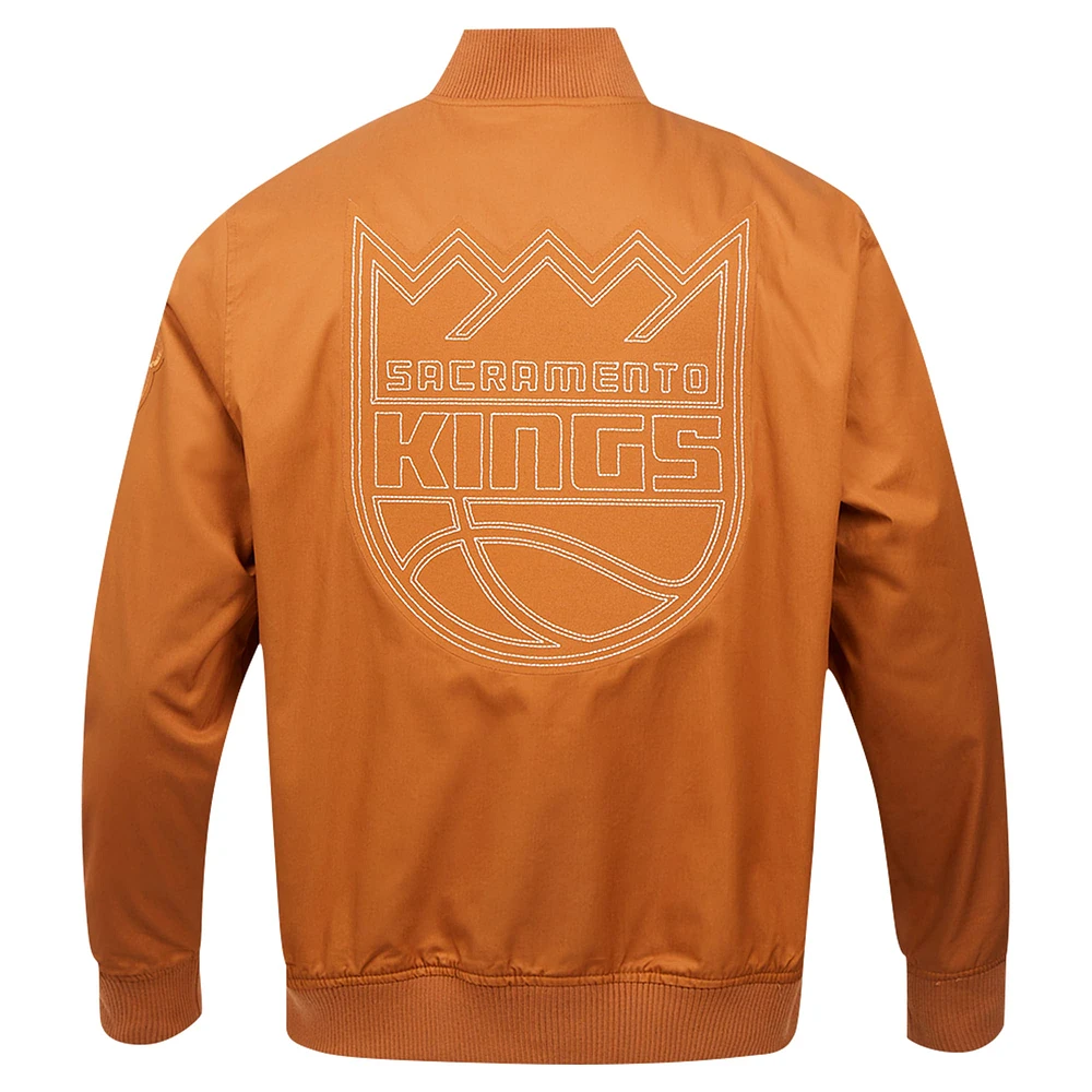 Men's Pro Standard Brown Sacramento Kings Paint The City Full-Zip Jacket