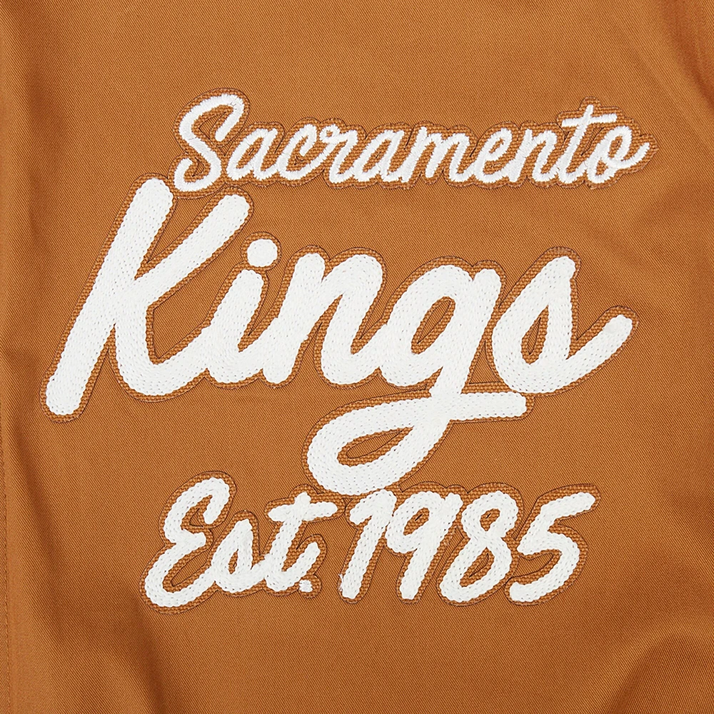 Men's Pro Standard Brown Sacramento Kings Paint The City Full-Zip Jacket