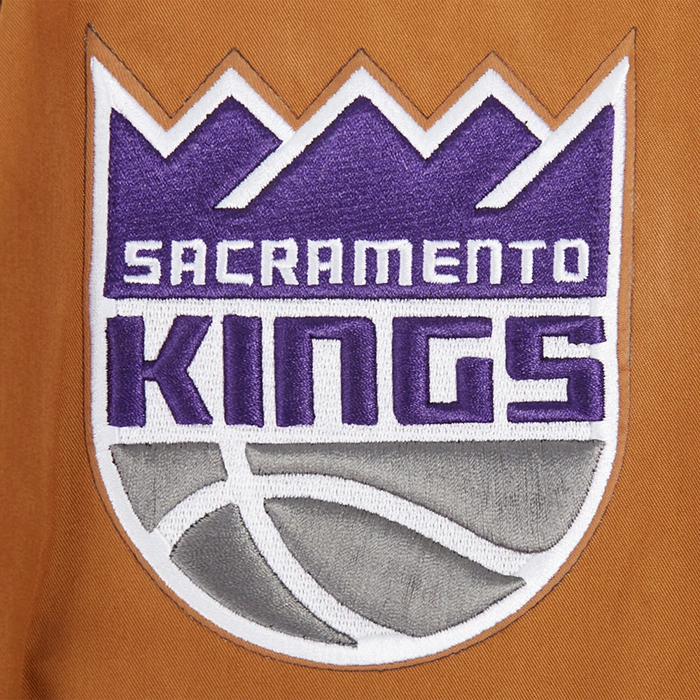 Men's Pro Standard Brown Sacramento Kings Paint The City Full-Zip Jacket