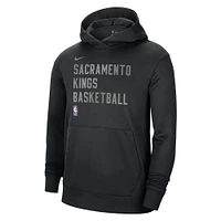 Unisex Nike Black Sacramento Kings 2023/24 Performance Spotlight On-Court Practice Pullover Hoodie