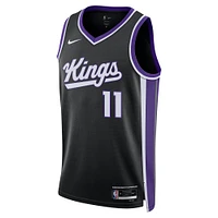Unisex Nike Domantas Sabonis Black Sacramento Kings Swingman Player Jersey - Icon Edition