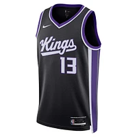 Unisex Nike Keegan Murray Black Sacramento Kings Swingman Jersey - Icon Edition