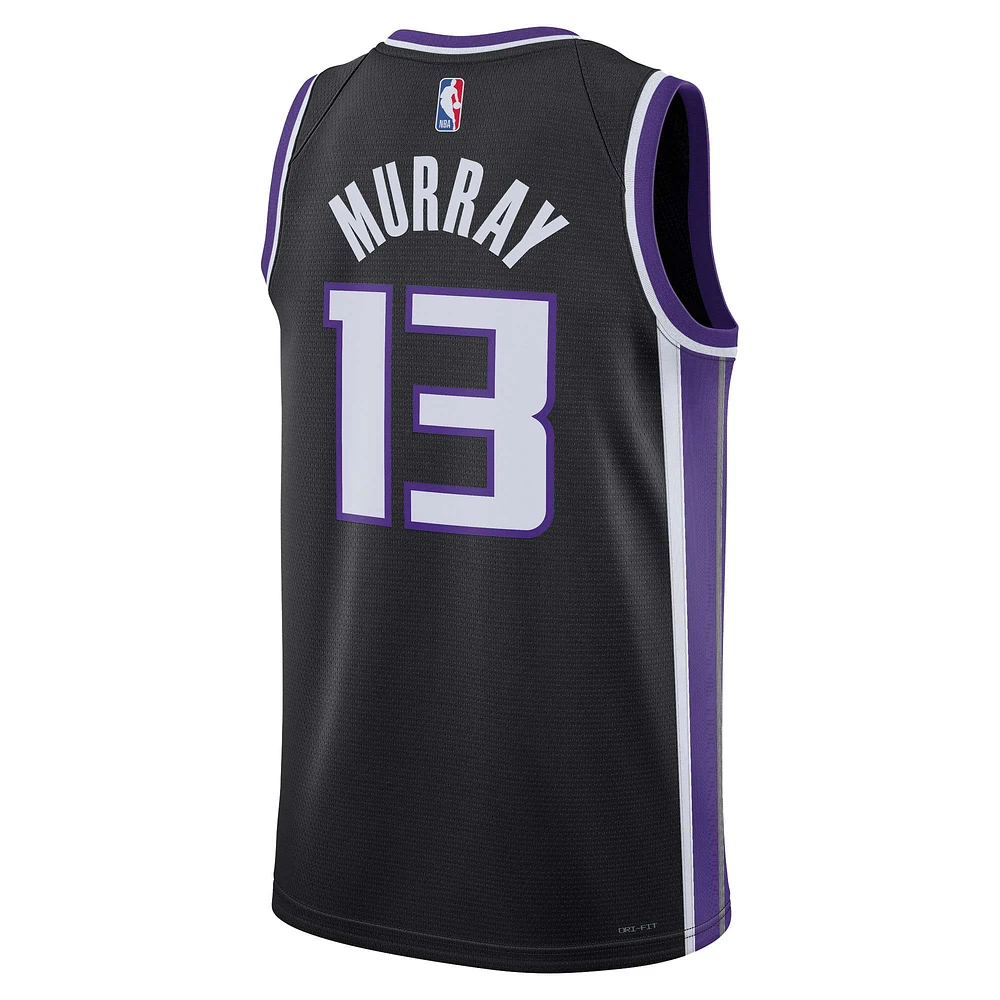 Unisex Nike Keegan Murray Black Sacramento Kings Swingman Jersey - Icon Edition