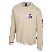 Unisex Stadium Essentials Natural Sacramento Kings Halftime Pullover Sweatshirt