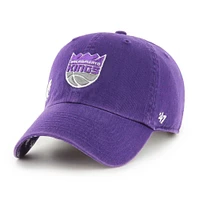Women's '47  Purple Sacramento Kings Confetti Undervisor Clean Up Adjustable Hat