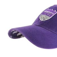 Women's '47  Purple Sacramento Kings Confetti Undervisor Clean Up Adjustable Hat
