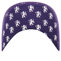Women's '47  Purple Sacramento Kings Confetti Undervisor Clean Up Adjustable Hat