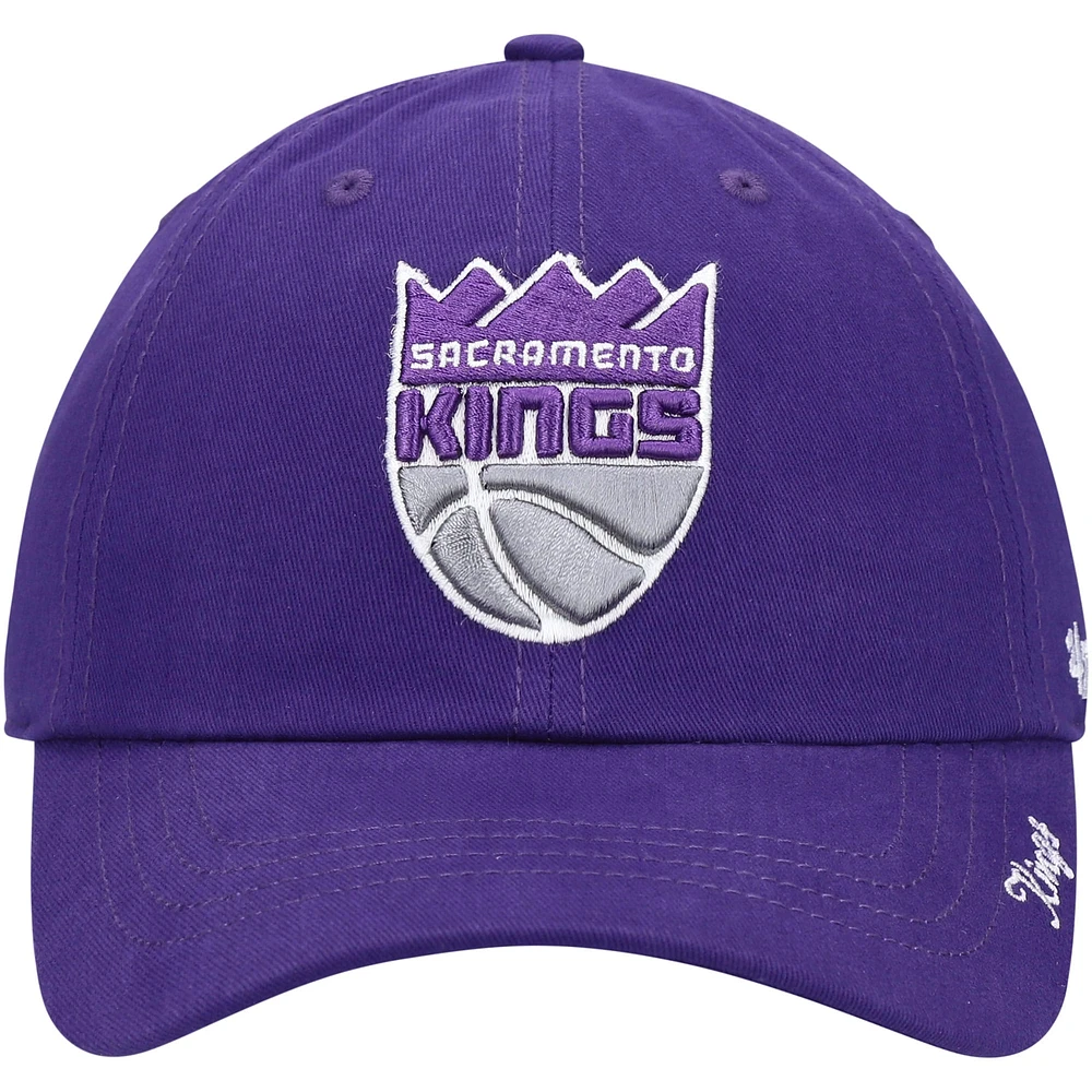 Women's '47 Purple Sacramento Kings Miata Clean Up Logo Adjustable Hat