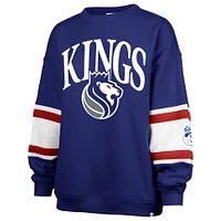 Women's '47 Royal Sacramento Kings 2024/25 City Edition Steadfast Paneled Pullover Sweatshirt