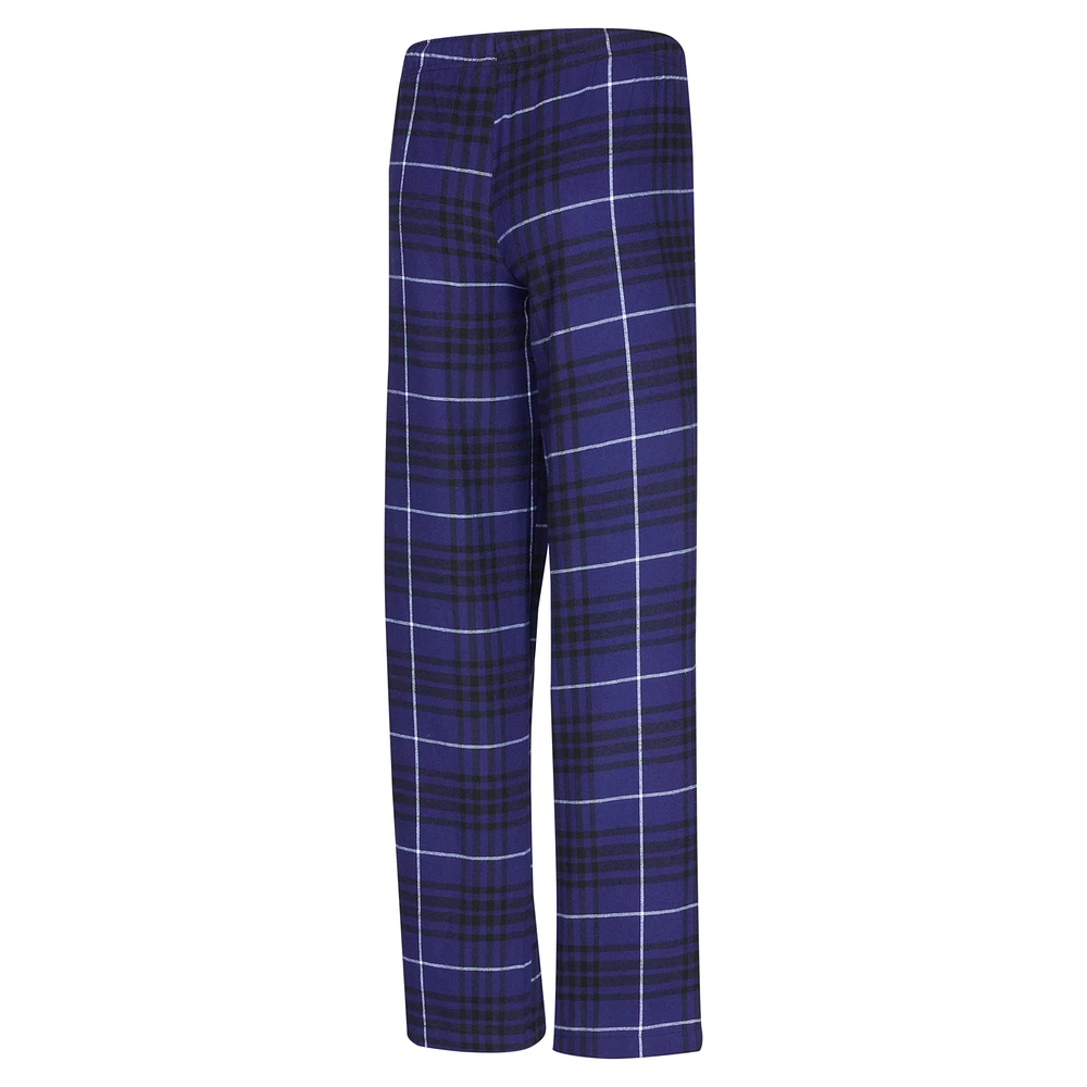 Women's Concepts Sport  Purple/Black Sacramento Kings Vector T-Shirt & Flannel Pants Sleep Set