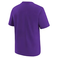 Youth Nike Purple Sacramento Kings Swoosh T-Shirt