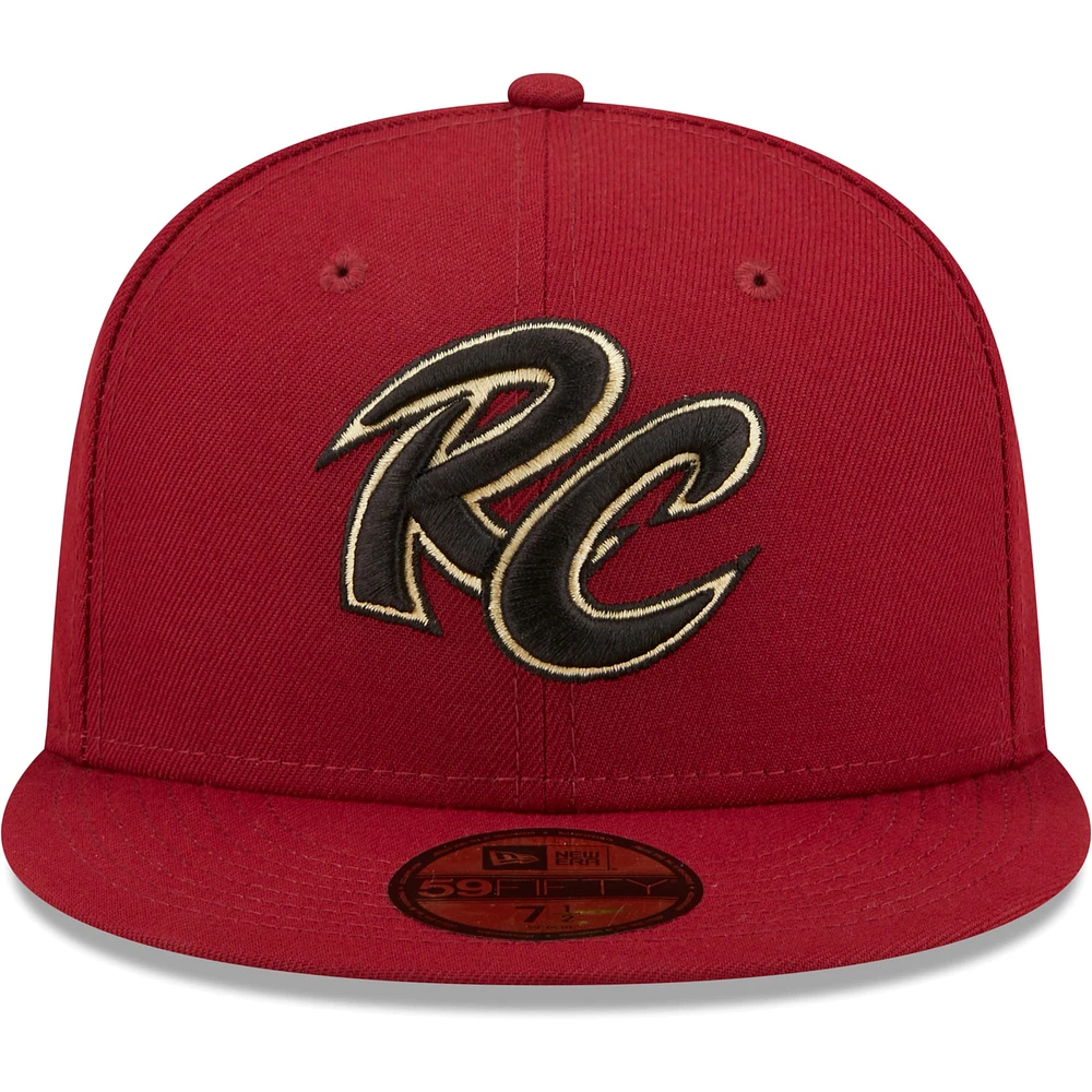 NWE SACRIV RED HOME MIB AUTHENTIC COLLECTION 59FIFTY HATMENHIC