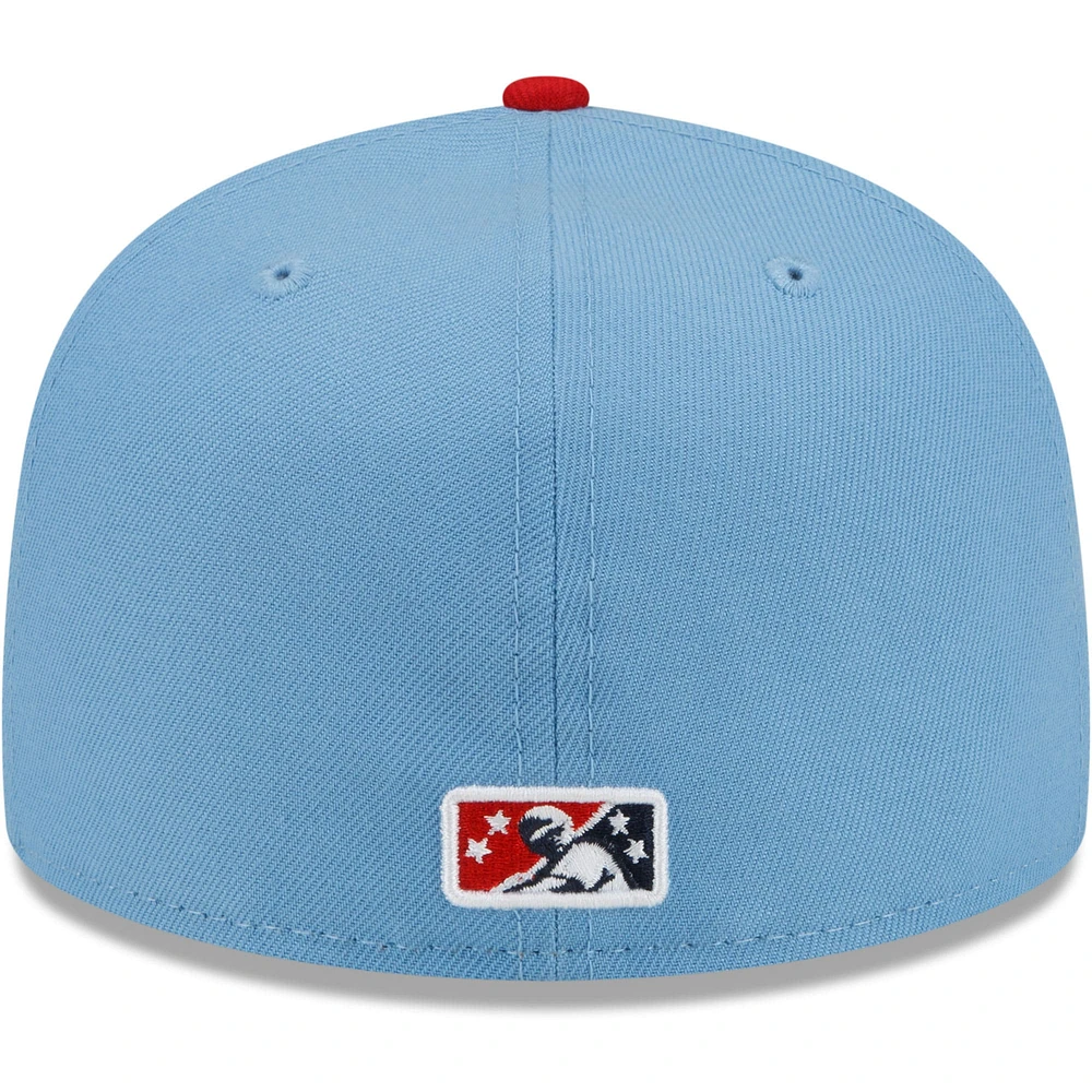 Men's New Era Navy/Red Salem Red Sox Theme Night 59FIFTY Fitted Hat