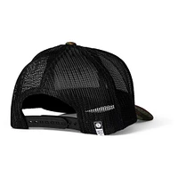 Men's Salty Crew Black Freedom Flag Retro Trucker Adjustable Hat