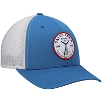Men's Salty Crew Blue/Gray Bottom Dweller Retro Trucker Snapback Hat