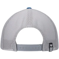 Men's Salty Crew Blue/Gray Bottom Dweller Retro Trucker Snapback Hat