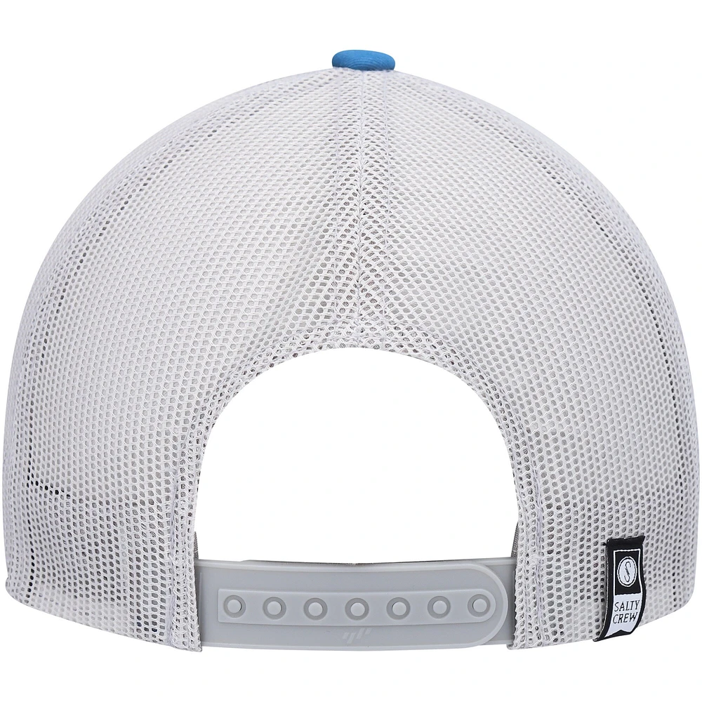 Men's Salty Crew Blue Ink Slinger Retro Trucker Snapback Hat