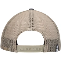 Men's Salty Crew Charcoal/Tan Sealine Retro Trucker Snapback Hat