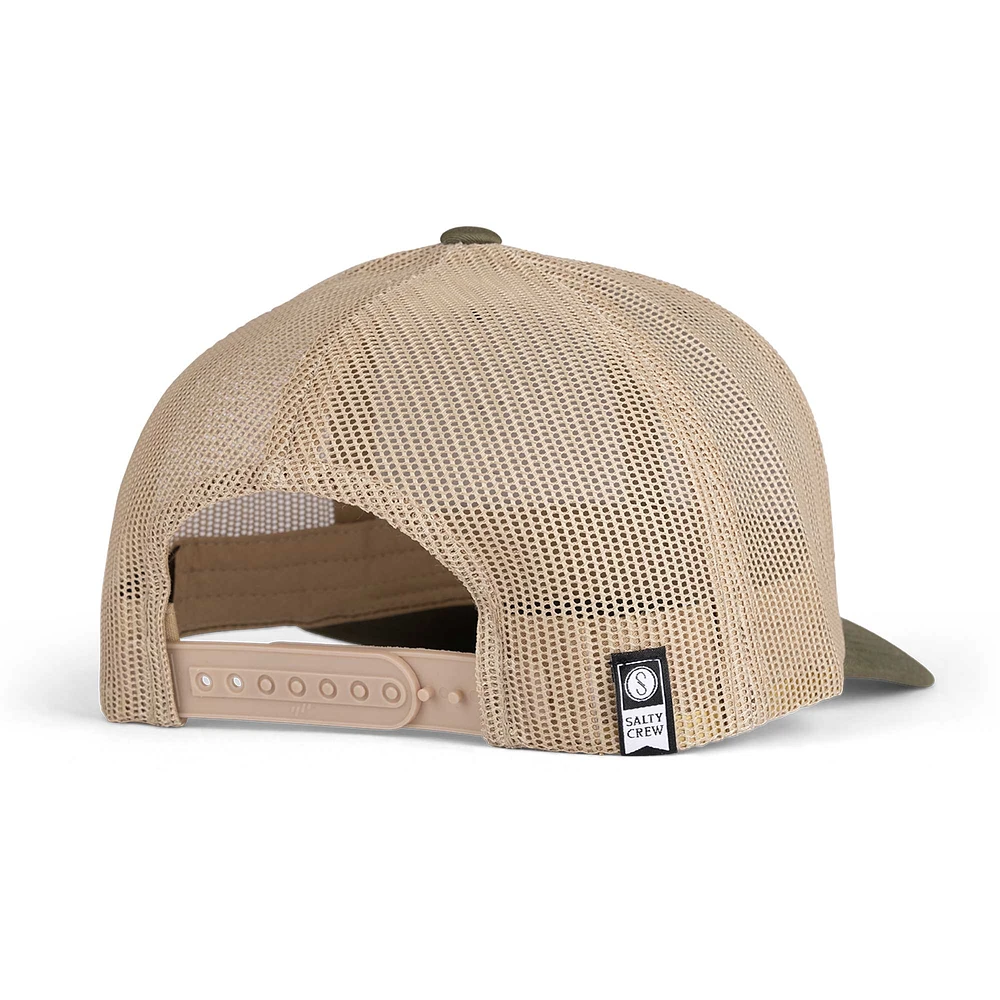 Men's Salty Crew Green Marina Retro Trucker Adjustable Hat