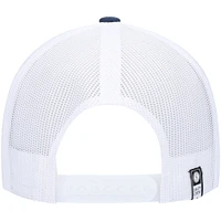 Men's Salty Crew Navy/White Bottom Dweller Retro Trucker Snapback Hat