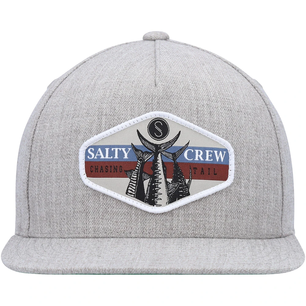 Men's Salty Crew Oatmeal High Tail Snapback Hat