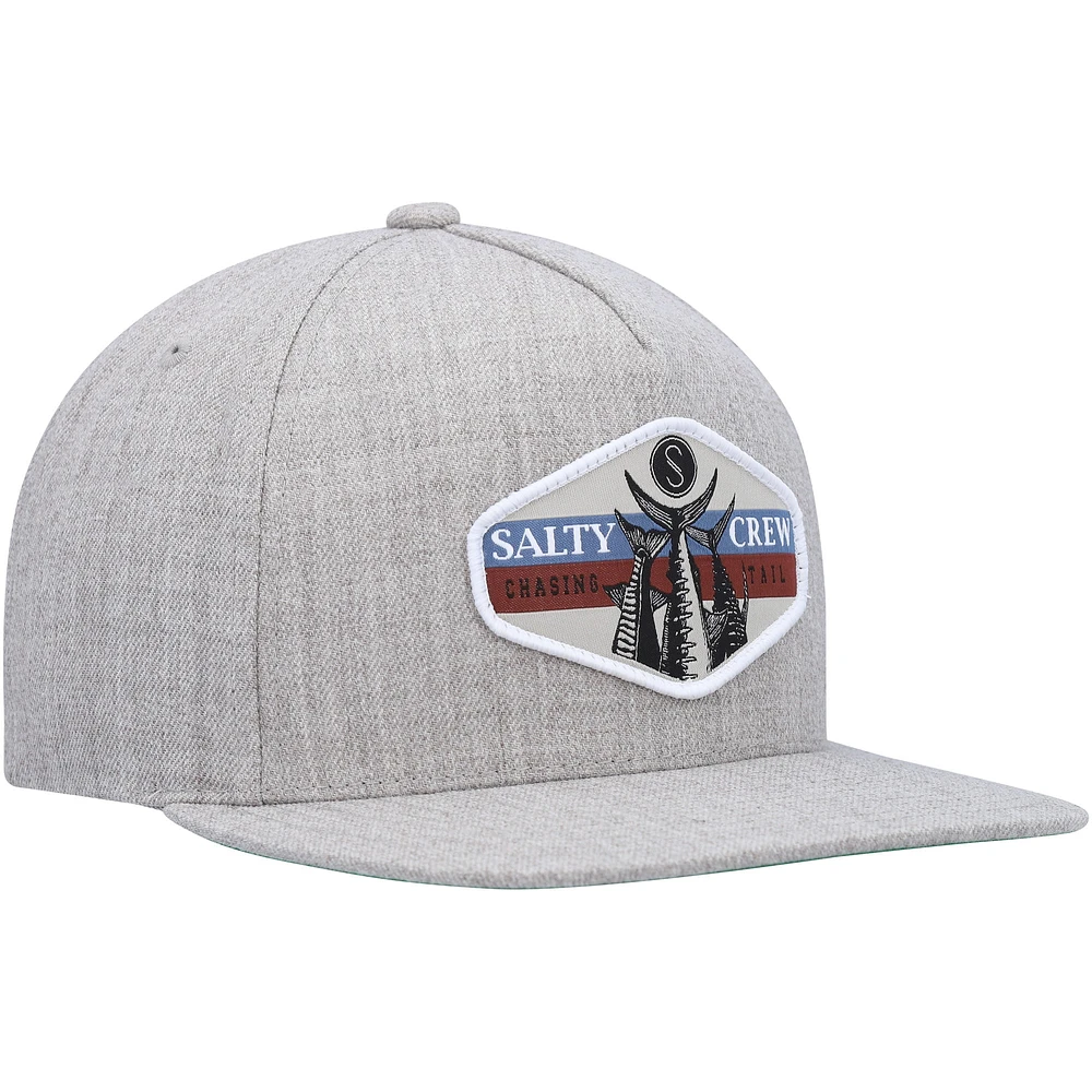 Men's Salty Crew Oatmeal High Tail Snapback Hat