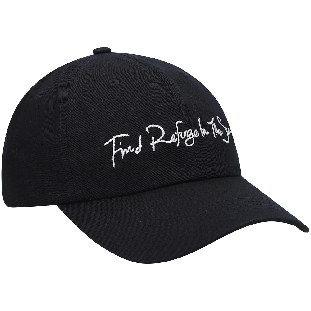 Women's Salty Crew Black Refuge Dad Adjustable Hat