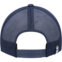 Youth Salty Crew Navy Pinnacle Retro Trucker Snapback Hat