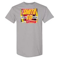 Men's Joe Gibbs Racing Team Collection  Gray Sammy Smith 2023 #18 Pilot/Flying J T-Shirt