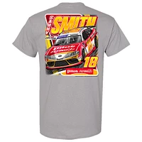 Men's Joe Gibbs Racing Team Collection  Gray Sammy Smith 2023 #18 Pilot/Flying J T-Shirt