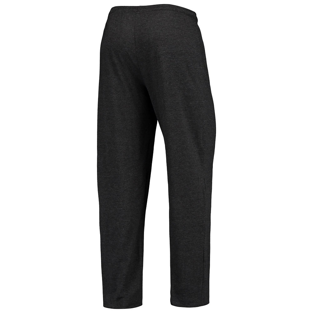 Ensemble de pyjama à manches longues et pantalon San Antonio Spurs Concepts Sport gris/noir pour homme