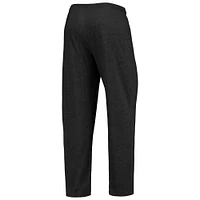 Ensemble de pyjama à manches longues et pantalon San Antonio Spurs Concepts Sport gris/noir pour homme