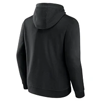 Men's Fanatics  Black San Antonio Spurs Primary Logo Pullover Hoodie