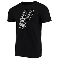 T-shirt noir avec logo et nom du meneur de jeu Fanatics Luka Samanic pour hommes, San Antonio Spurs