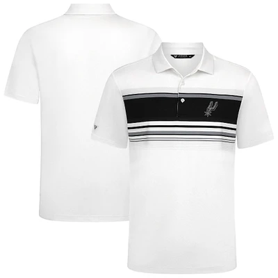 Polo blanc Levelwear Onward des San Antonio Spurs pour homme