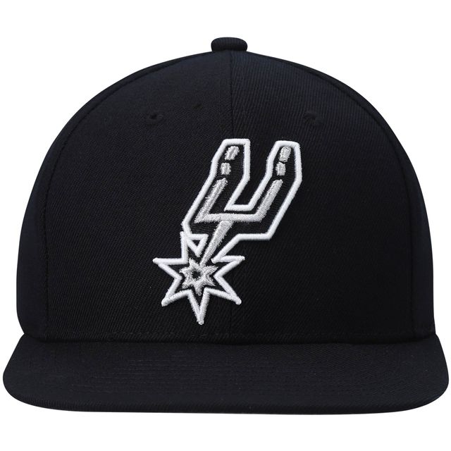 Casquette San Antonio Spurs Ground 2.0 Snapback noire Mitchell & Ness pour homme