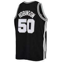 Maillot Swingman Mitchell & Ness David Robinson noir San Antonio Spurs 1998/99 Big Tall Hardwood Classics pour hommes
