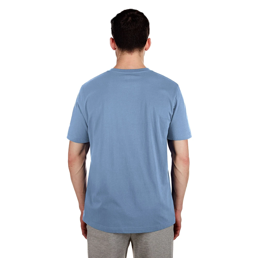 Men's New Era  Light Blue San Antonio Spurs 2024/25 City Edition Chenille Heavyweight T-Shirt