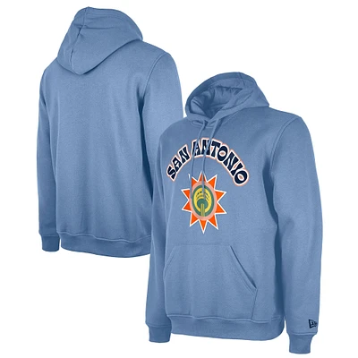 Sweat à capuche bleu clair San Antonio Spurs 2024/25 City Edition pour homme New Era