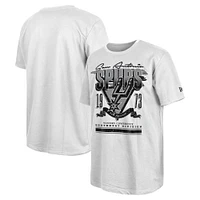 Men's New Era White San Antonio Spurs Sport Classics Oversized T-Shirt