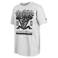 Men's New Era White San Antonio Spurs Sport Classics Oversized T-Shirt