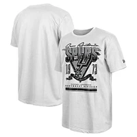 Men's New Era White San Antonio Spurs Sport Classics Oversized T-Shirt