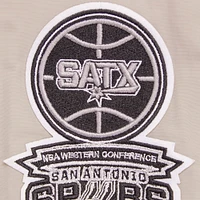Men's Pro Standard Khaki San Antonio Spurs Hybrid Full-Zip Hoodie