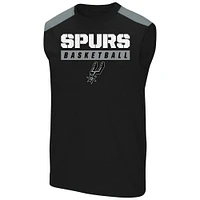 Men's Profile Victor Wembanyama Black San Antonio Spurs Big & Tall Player Muscle Tank